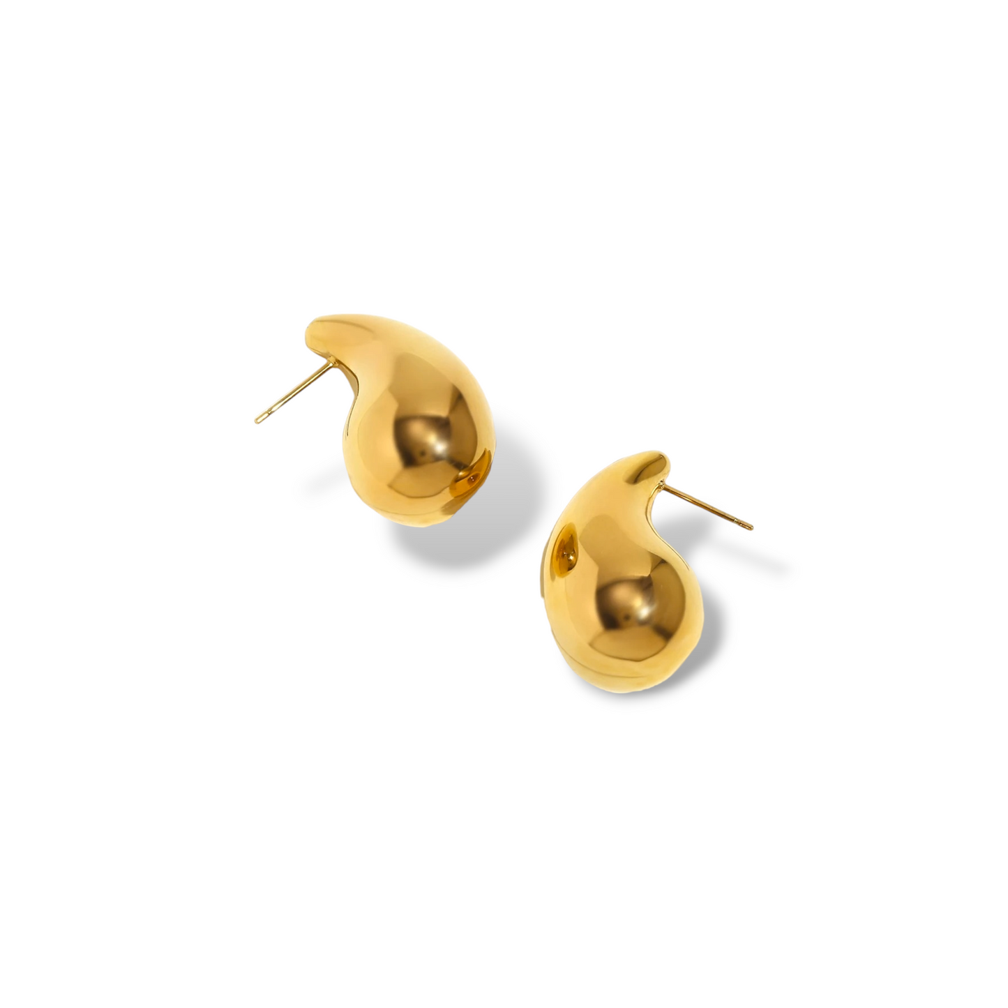 Sasha Boucle D'oreilles En Acier Chirurgical 316L Plaqué Or 18K