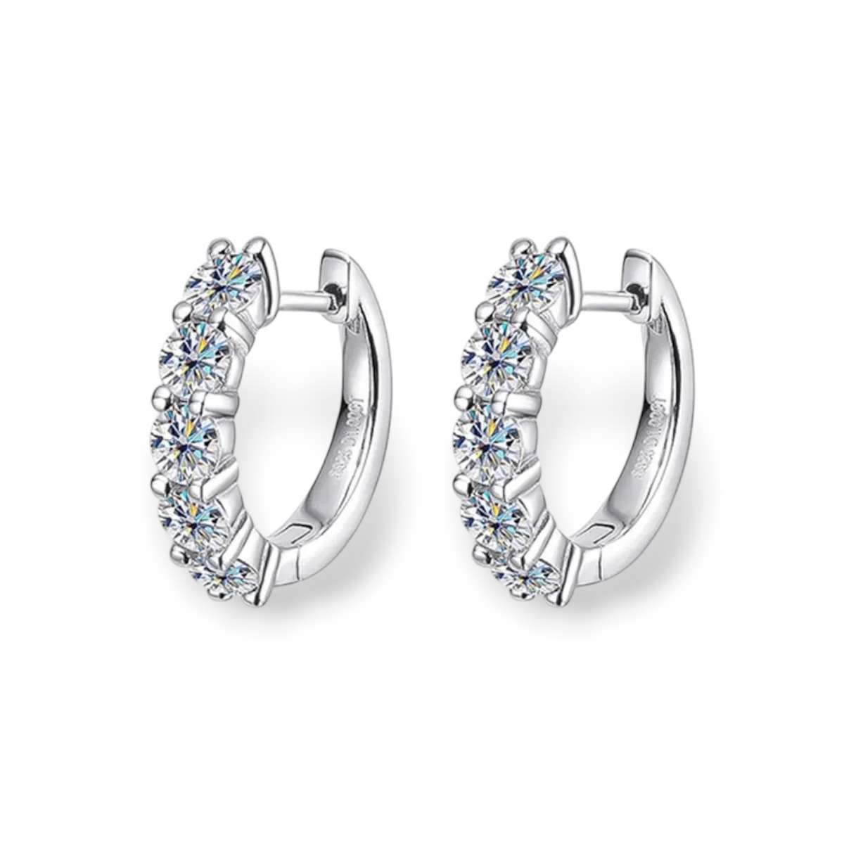 Laëtitia Boucles d'Oreilles en Moissanite