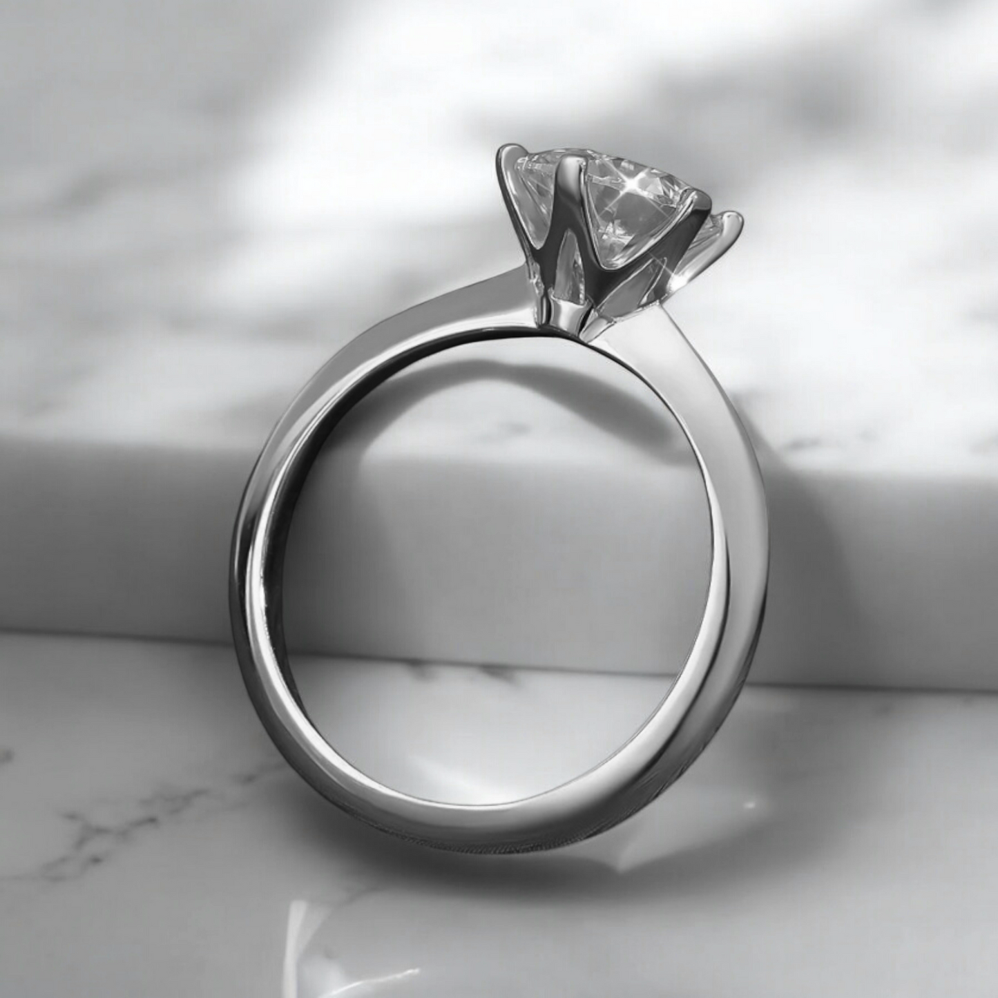 The One Bague en Moissanite