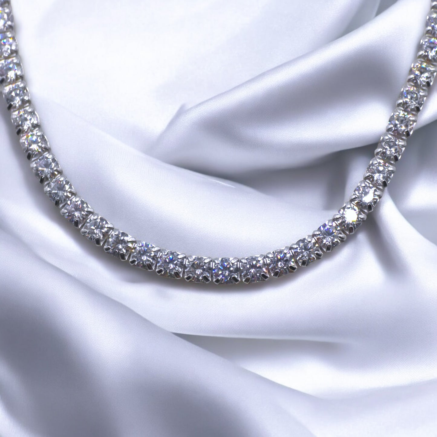 Stella Collier Tennis Ras-du-coup en Zircon