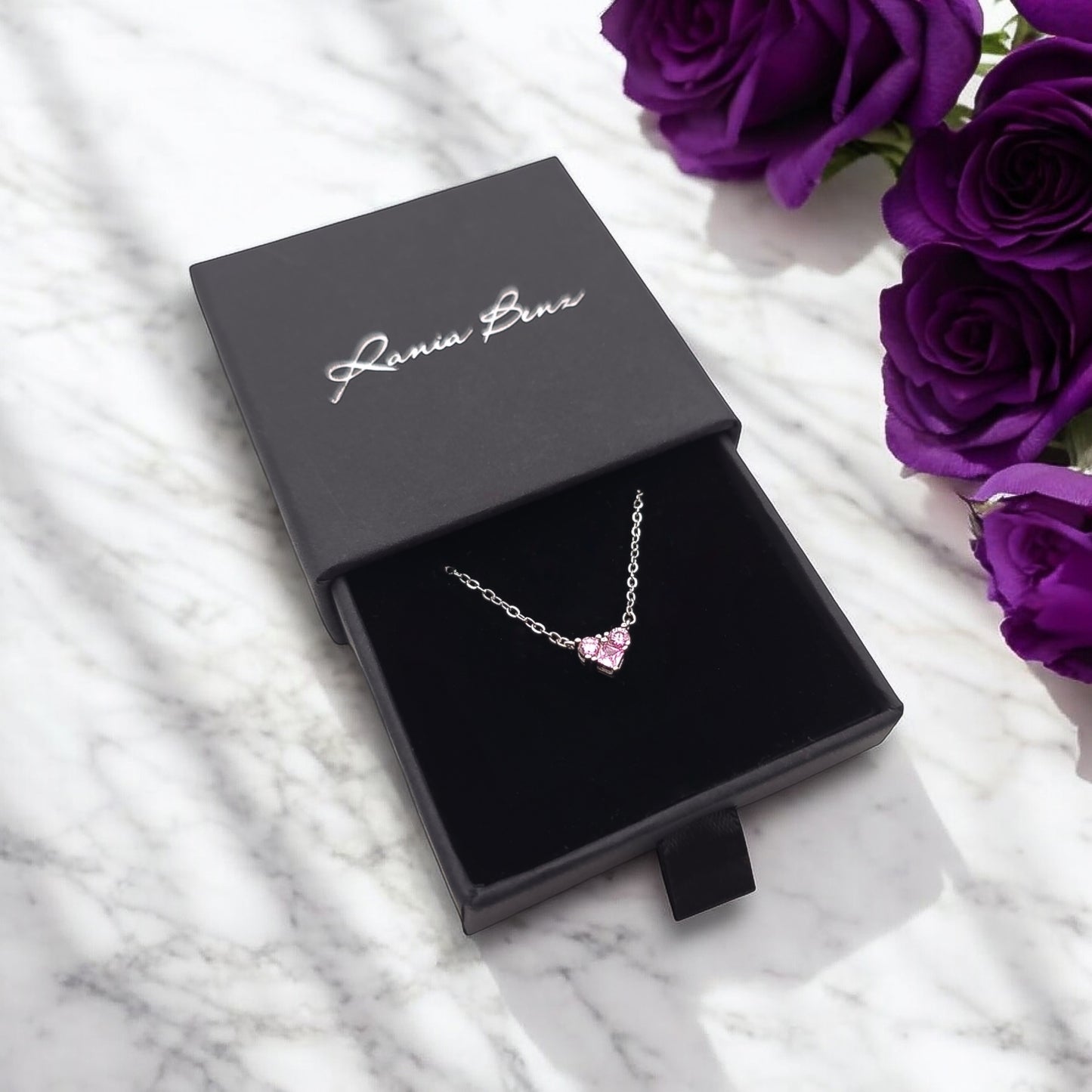 True Pink Collier Double Face