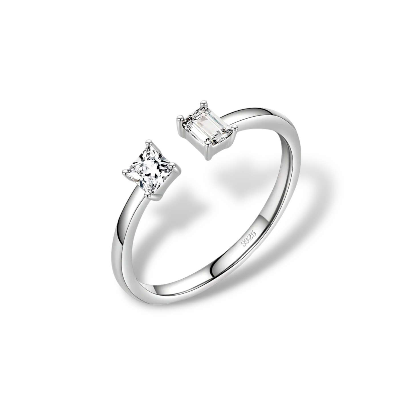 Glamour Asymétrique Bague