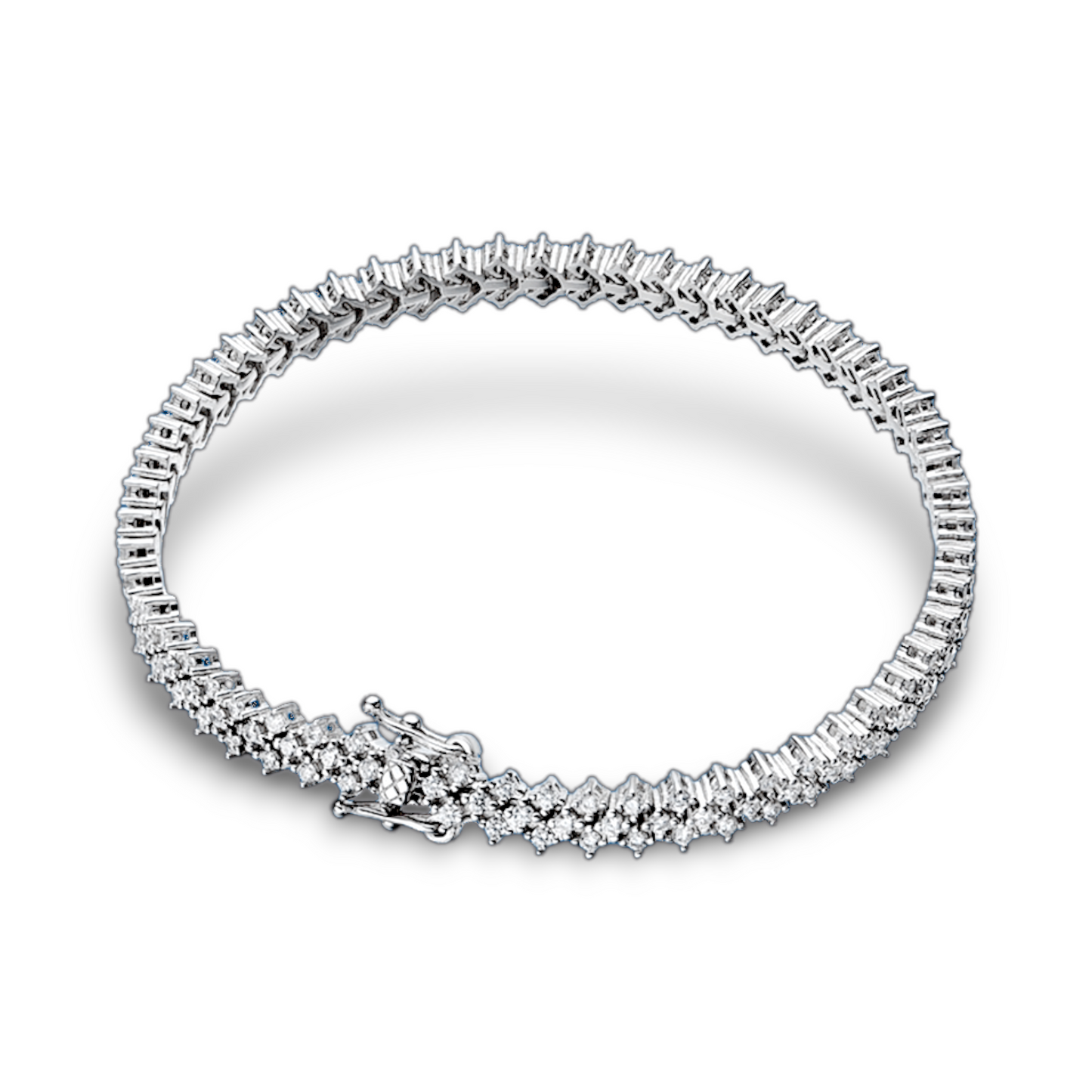 Heart's Desire Bracelet Tennis en Moissanite