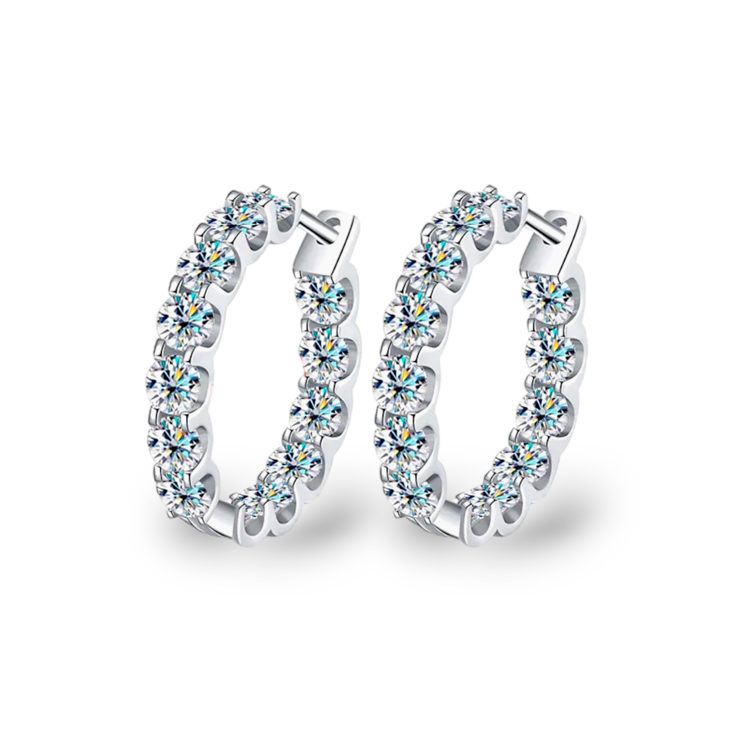 Aura Boucles D'Oreilles en Moissanite