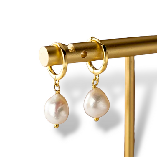 Perla Boucles d'oreilles 14K