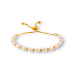 Dolce Bracelet Ajustable en Acier Chirurgical Plaque Or 18K