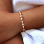 Dolce Bracelet Ajustable en Acier Chirurgical Plaque Or 18K