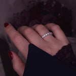 Aten Eternity Bague en Moissanite