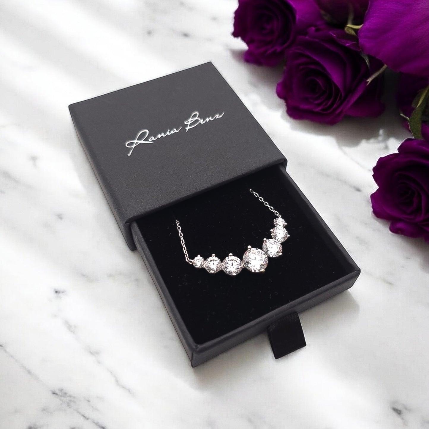 Eclipse of Love Collier en Zircon