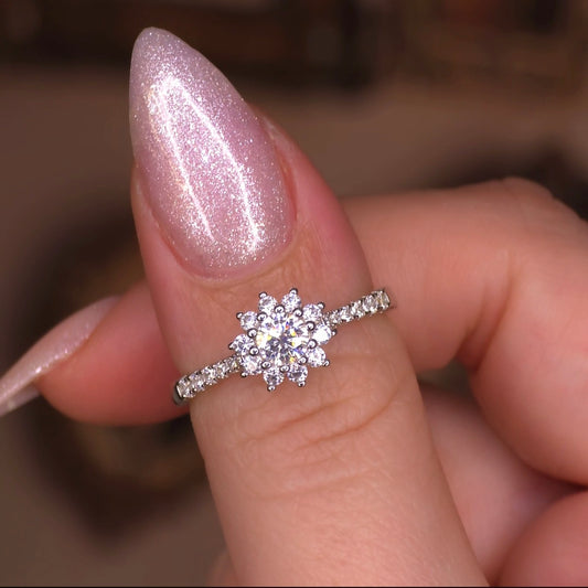 Chérie - Bague en Moissanite