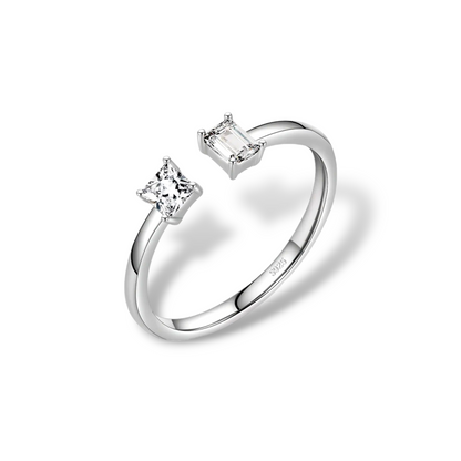 Glamour Asymétrique Bague