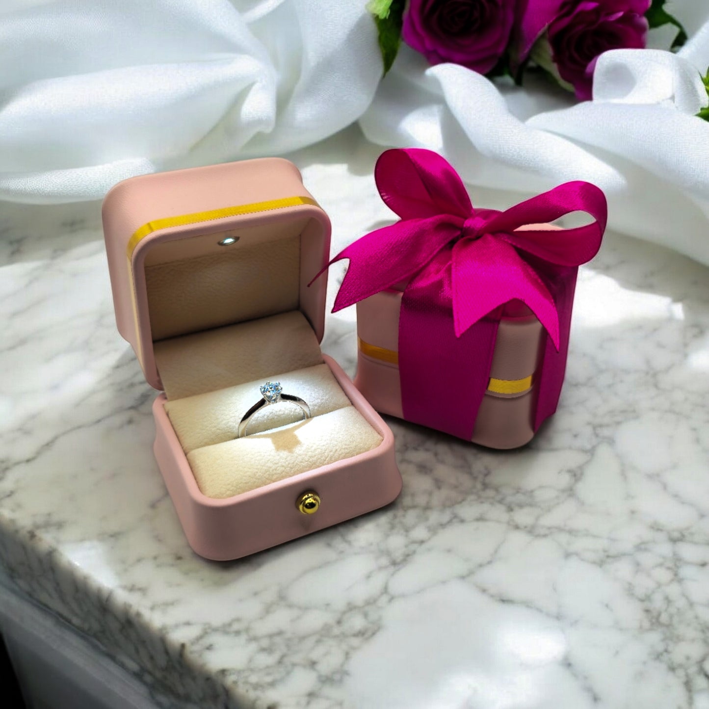 The One Bague en Moissanite