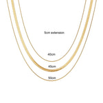 Cece Collier en Acier Chirurgical 316L Plaqué Or 18K