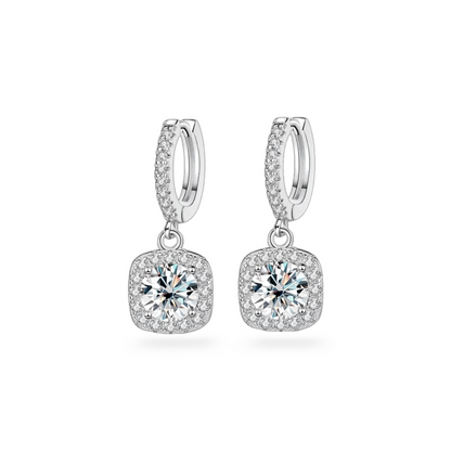 Starry Night Boucles D'Oreilles en Moissanite