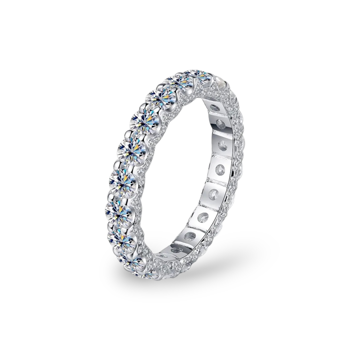 Aten Eternity Bague en Moissanite